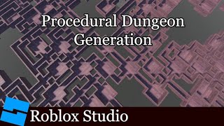 Procedural dungeon generation systems Roblox studio Tutorial [upl. by Mcleod]