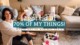 PREMOVE DECLUTTER WITH ME  minimalist downsizing  maxed out to minimal series [upl. by Neda]