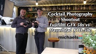 Cocktail Photography Shootout  Fujifilm GFX 50s vs Hasselblad X1D50c [upl. by Lecirg]