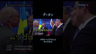 【プーチンアフレコ】テキトーにアフレコやってみたプーチン アフレコ 握手 やってみた おなら 屁 大統領 吹き替え 寸劇 ロシア shorts short [upl. by Brunell]