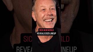 Sick New World Reveals 2025 Lineup sicknewworld metallica linkinpark numetal rock [upl. by Evoy]