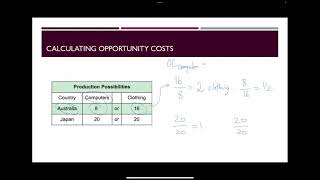 Opportunity Cost PPF and Terms of Trade [upl. by Ocnarfnaig]