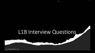 L1B Visa interview questions  USA Visa interview [upl. by Mandal]