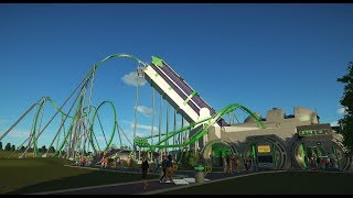 Planet Coaster The Incredible Hulk Coaster [upl. by Vaios]