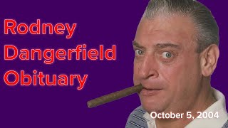 Rodney Dangerfield died aged 82 on October 5th 2004 [upl. by Ahsasal663]