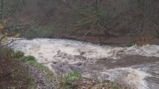 hebden water in full flood [upl. by Johns]