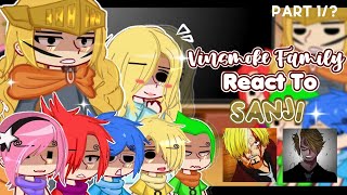 👨🏻‍🍳Past Vinsmoke Family React To Sanjis Future👨🏻‍🍳  One piece💐 [upl. by Ecirtal]