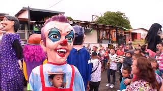 Ultimo recorrido de Mascaradas Santiago de San Rafel de Heredia 2018 [upl. by Jemie]