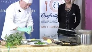 Ravioli con patate di Rotzo broccolo fiolaro e uova di quaglia  Videoricetta [upl. by Atinoj]