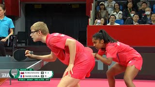 PPavade40FLebrun8 vs JZelinka198TKukulkova65  ITTF Mixed Team World Cup 2023 [upl. by Selegna]