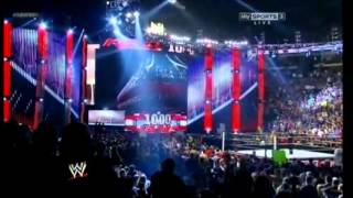 WWE RAW 1000th Episode Opening  DX Entrance [upl. by Eelra]