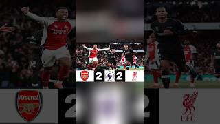 Arsenal 2 vs 2 Liverpool All goals and highlights premier league 202425 match result short [upl. by Yllak190]