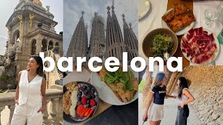 BARCELONA TRAVEL VLOG  summer 24  eating tapas sightseeing exploring ur ultimate travel guide [upl. by Ailahs]