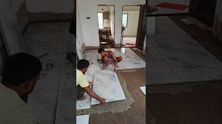 फ्लोर टाइल्स स्पेसर देकर लगाते हैं तो construction floor tiles [upl. by Gillmore]