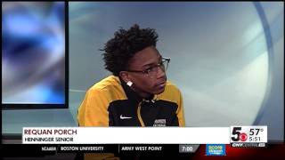 Henninger Basketball live on CBS5 [upl. by Iahs]