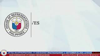 COMMITTEE ON APPROPRIATIONS  BUDGET BRIEFINGHEARINGS OF THE FY 2025 PROPOSED BUDGET DepEd Part 2 [upl. by Meit]