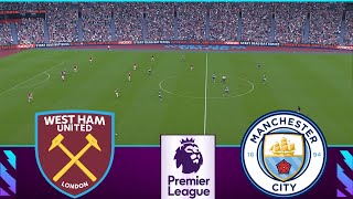 West Ham United vs Manchester City LIVE  Premier League 202425  Watch Along amp eFootball Match [upl. by Eustacia240]