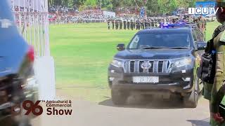 Presidential Motorcade for Zambias Republican President HE Hakainde Hichilema [upl. by Ltney]