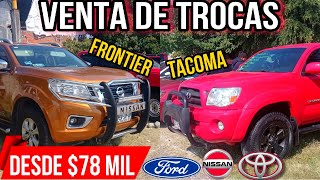 Venta de camionetas Toyota Tacoma Toyota tundra Toyota Hilux Frontier Ford Ranger Desde 78 mil [upl. by Aliled]