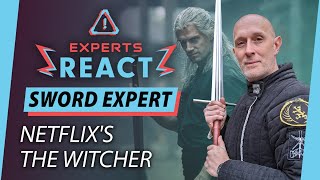 Sword Expert Reacts to The Witcher Netflix [upl. by Netniuq835]