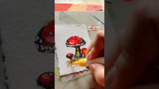 Mushrooming on CONECO HANDMADE PAPER Available at amazon [upl. by Aratahs]