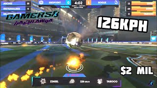 Zineel hits 126KPH Redirect BANGER  2 Mil Gamers8 Rocket League [upl. by Melisandra637]