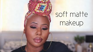 MAKEUP  Soft MATTE Makeup  Chilled Video 🖤  Discoveries of Self [upl. by Lance]