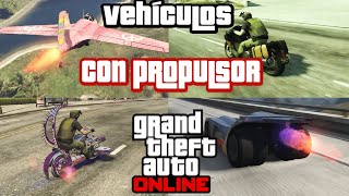 Vehículos con PROPULSOR en GTA Online Tipos de propulsores [upl. by Mode]