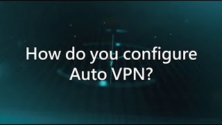 ShareTech UTM Tutorial5How do you configure Auto VPN [upl. by Gemina]