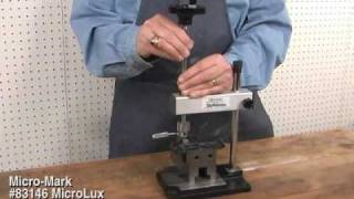 How to Tap a Hole Using MicroMark 83146 Tapping Fixture [upl. by Tanney713]