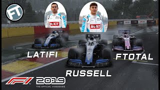 LUCHAMOS CONTRA RUSSELL Y LATIFI EN EL CHALLENGEWILLIAMS ¡DE P20 A P3  F1 2019 ONLINE [upl. by Sanson]