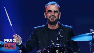 WATCH Beatles drummer Ringo Starr on his drumming philosophy [upl. by Adlaremse875]