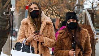 Kyle Richards goes shopping with daughter Sophia Umansky in Aspen Colorado [upl. by Iaj]