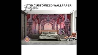 Customized Non Woven Wallpaper  Available on IndiaMART [upl. by Lukey]