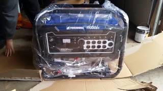 Unboxing powerhorse 11000 watt electric start generator [upl. by Esinaj]