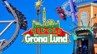 GRONA LUND le SURPRENANT parc en CentreVille 🎢 🇸🇪  Les Trips Parconautiques  Episode 105  FR [upl. by Une]