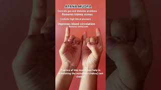 APANA MUDRA BENEFITS accupressure mudra fit fitnessmotivation trending [upl. by Shu]