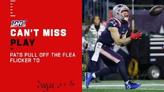 Brady Hits Julian Edelman on Classic Flea Flicker TD [upl. by Vano]