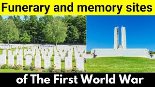 Funerary and memory sites of the First World War Western Front [upl. by Trillby777]