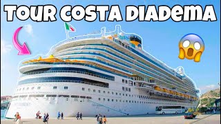 Tour pelo Navio Cruzeiro costa diademavale a pena viajar viagem salvador cruzeiromsccosta [upl. by Isbella320]