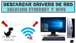 Instalar Drivers de Red WIFI y ETHERNET para Windows 7 8 81 y 10  Sin Internet  3DP NET 💻 [upl. by Aeet]