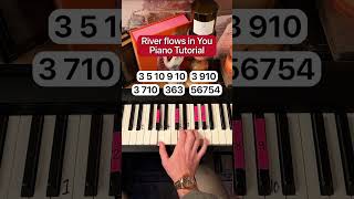 River Flows In You piano tutorial 🎹 [upl. by Dnumyar]