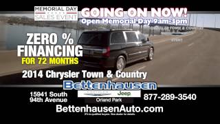 Bettenhausen Chrysler Jeep  Memorial Day Sales Event [upl. by Cleon521]