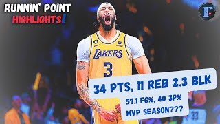 ANTHONY DAVIS MVP Season Highlights vs MIN PHX amp SAC [upl. by Kimberley]