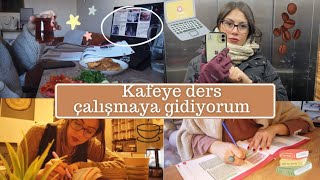 Benimle önlisans kpss çalışın 👨🏼‍💻• kafeye ders çalışmaya gidiyorum ☕️ kpss vlog [upl. by Aimil]