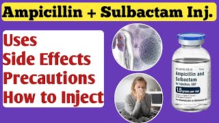 Ampicillin  Sulbactam Injection Uses In Hindi  Ampicillin  Sulbactam Injection [upl. by Morten]