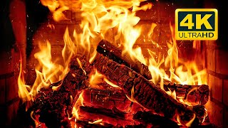 🔥 Cozy Fireplace 4K 12 HOURS Fireplace with Crackling Fire Sounds Crackling Fireplace 4K [upl. by Odom439]