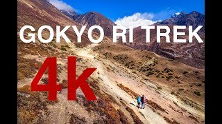 GOKYO RI Trek  Flying Mavic Air at 5000 m [upl. by Herv]