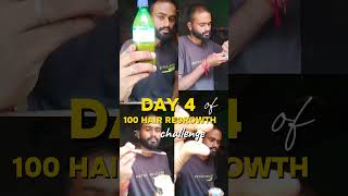 Day 4  100 day hair regrowth challenge hairregrowth [upl. by Auginahs]