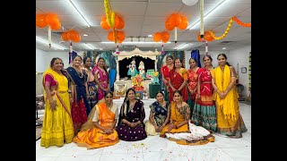 “Radhe Radhe Bol”  dance offering by Atlanta Satsang Ladies [upl. by Sachsse862]